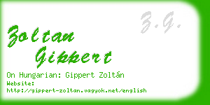 zoltan gippert business card